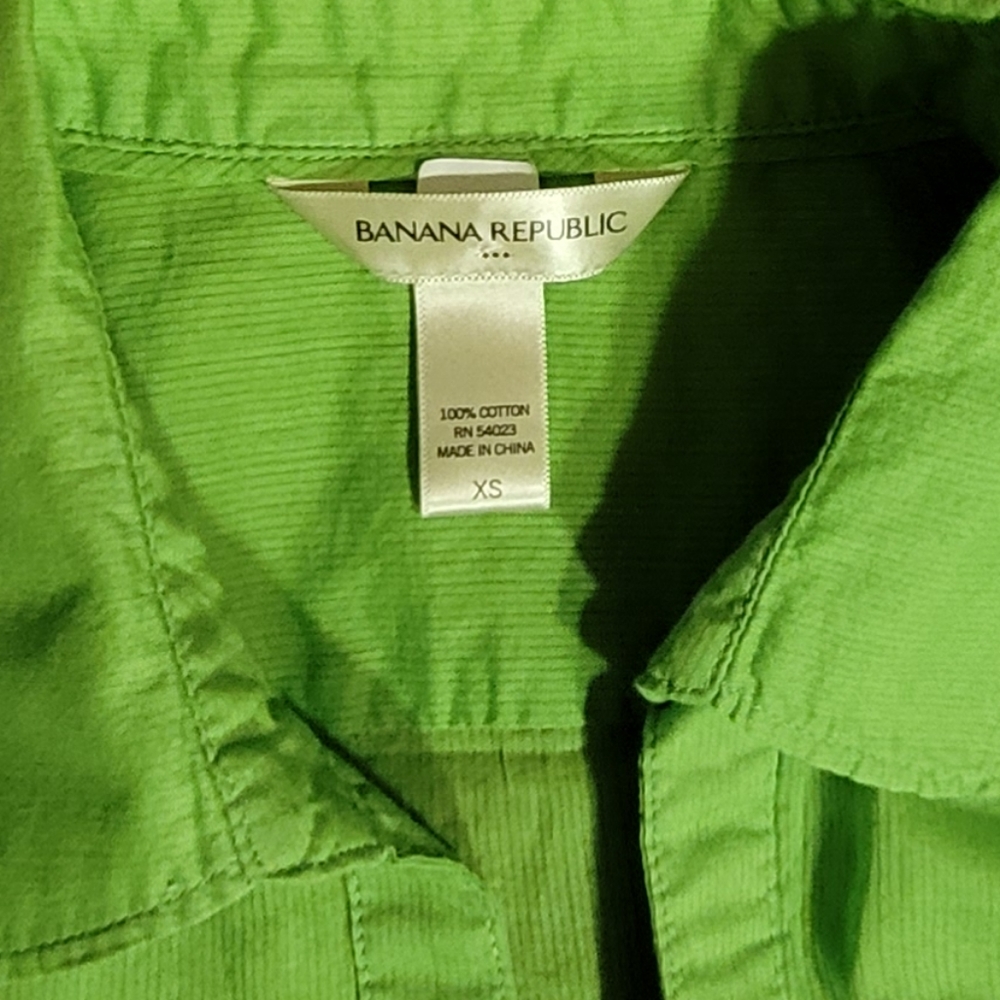 Banana Republic Green Blouse - Picture 4 of 6